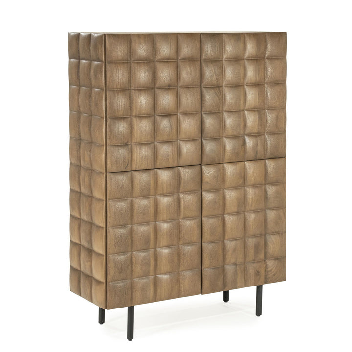 Kabinet Felix – mangohout & ijzer bruin