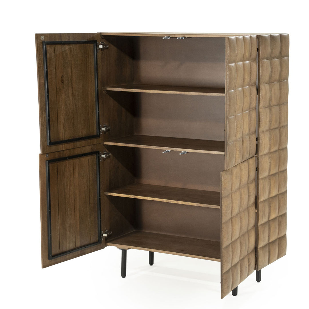 Kabinet Felix – mangohout & ijzer bruin