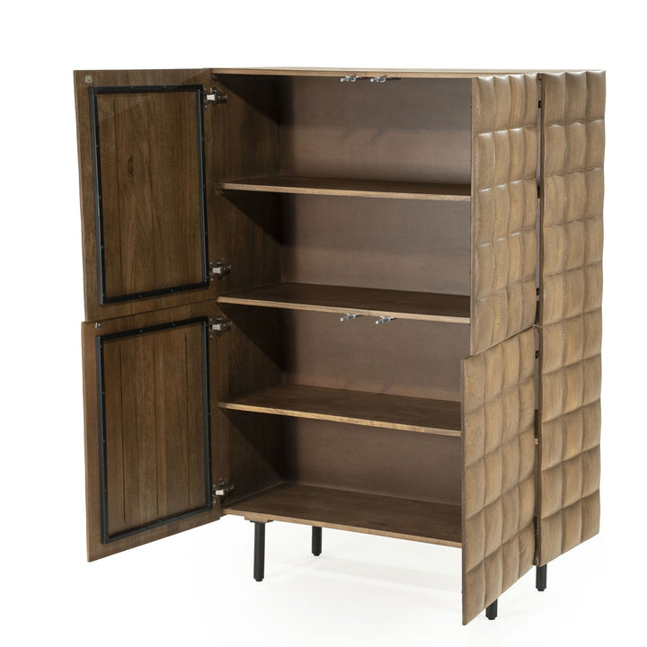 Kabinet Felix – mangohout & ijzer bruin