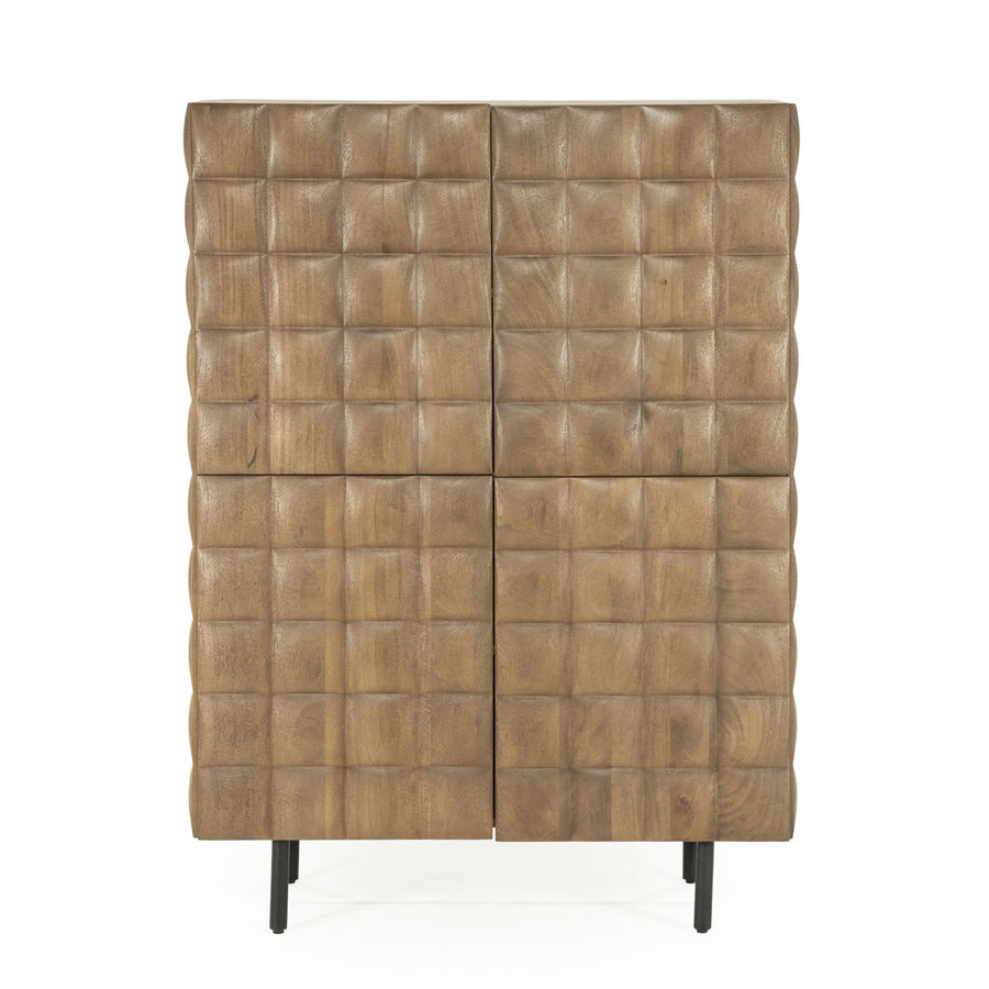 Kabinet Felix – mangohout & ijzer bruin