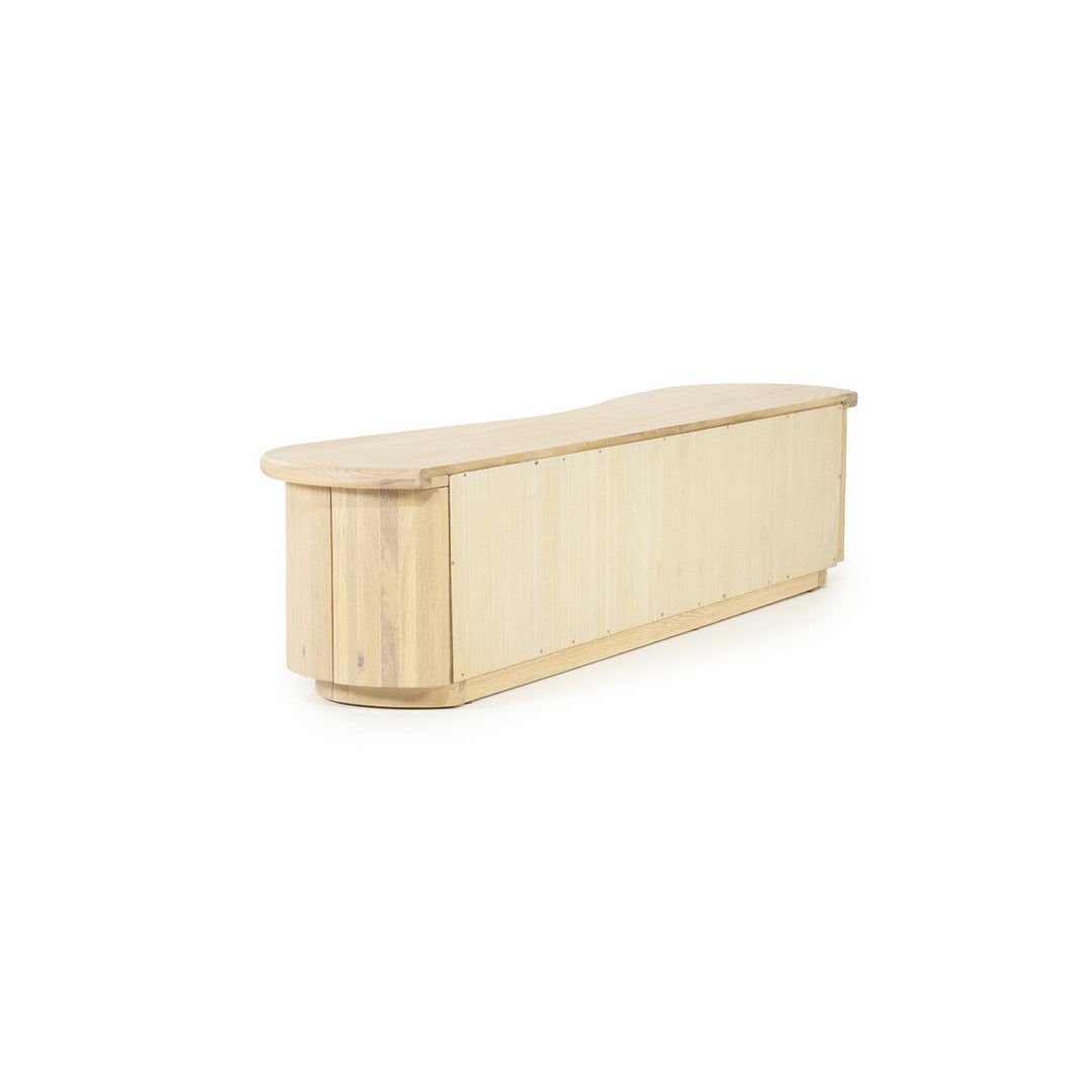 TV meubel Josh – eikenhout & eikenfineer naturel 180cm