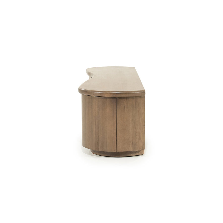TV meubel Josh – eikenhout & eikenfineer bruin 180cm