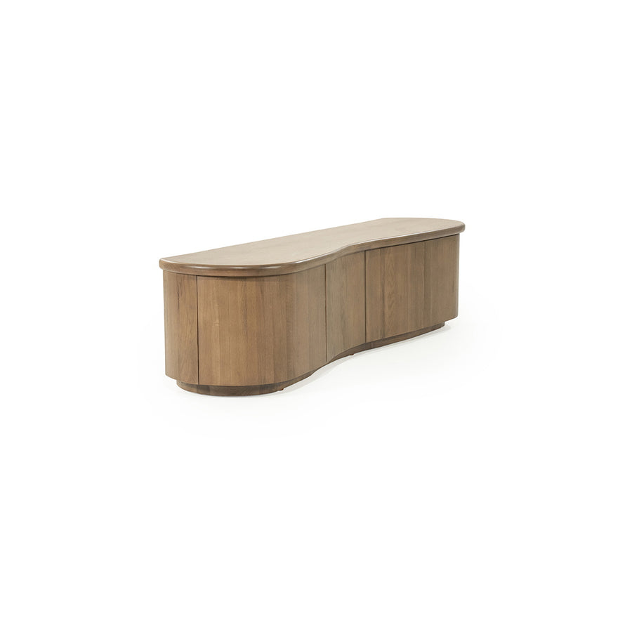 TV meubel Josh – eikenhout & eikenfineer bruin 180cm