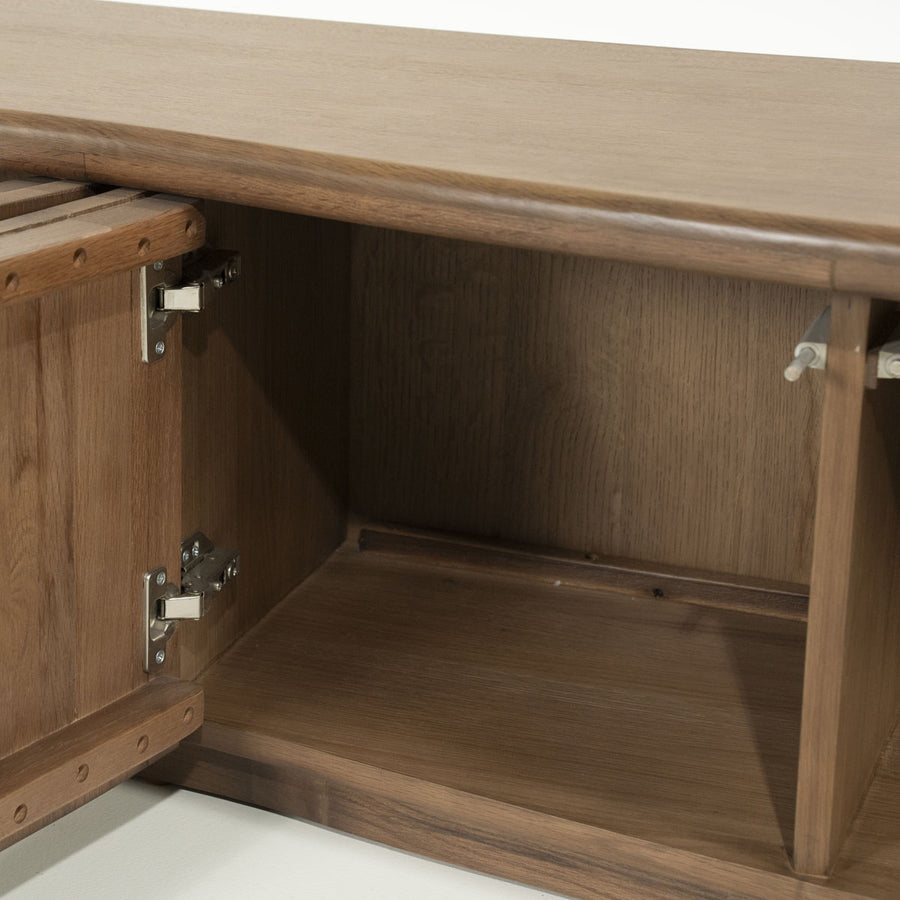 TV meubel Josh – eikenhout & eikenfineer bruin 180cm