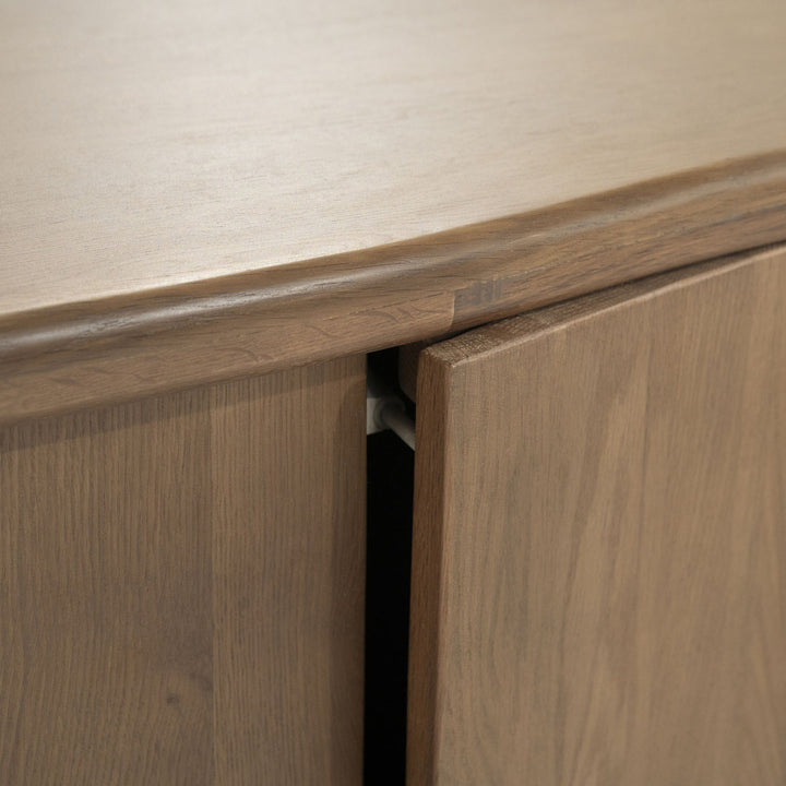 TV meubel Josh – eikenhout & eikenfineer bruin 180cm