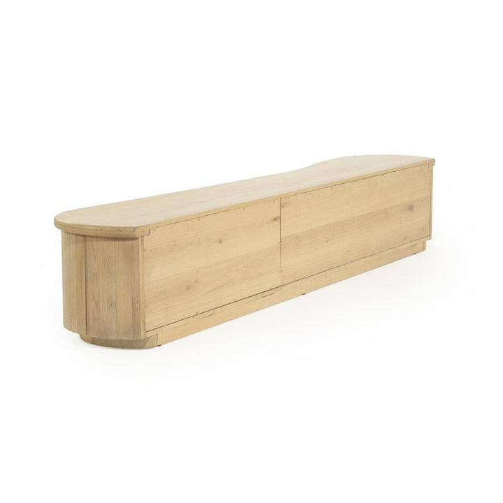 TV meubel Josh – eikenhout & eikenfineer naturel 240cm