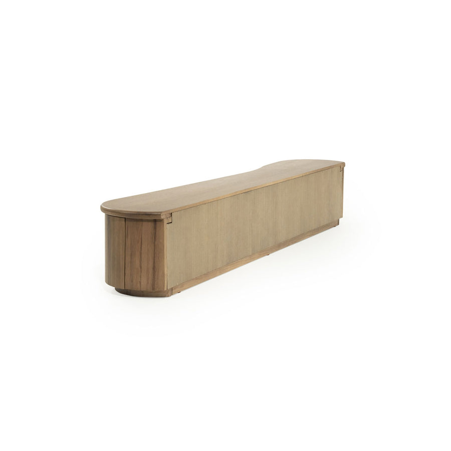 TV meubel Josh – eikenhout & eikenfineer bruin 240cm