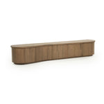 TV meubel Josh – eikenhout & eikenfineer bruin 240cm