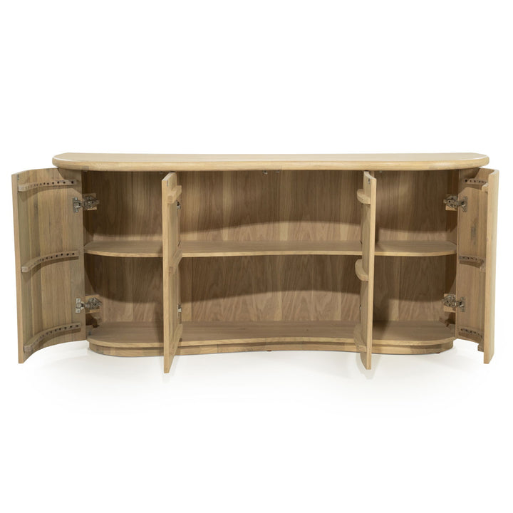 Dressoir Josh – eikenhout & eikenfineer naturel