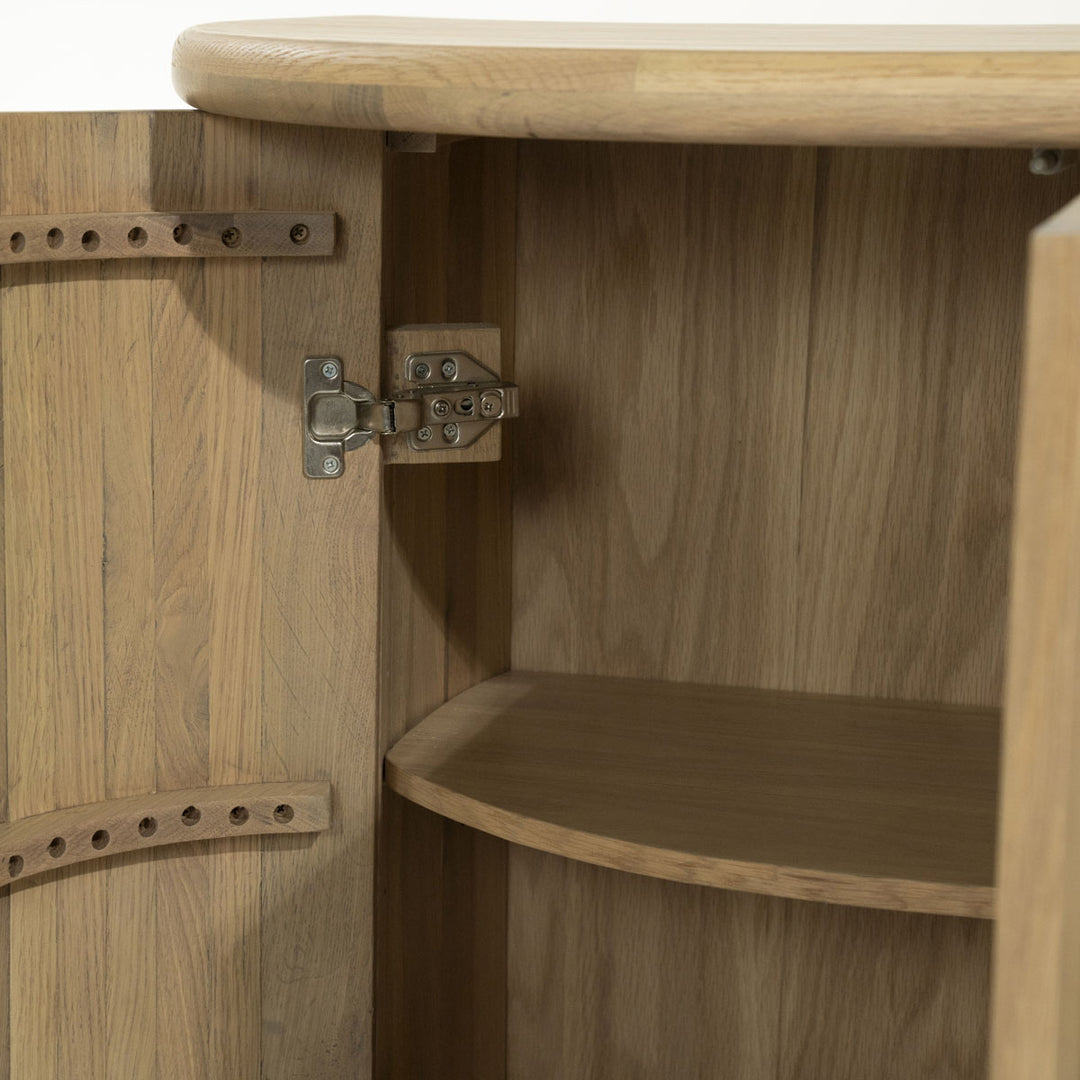 Dressoir Josh – eikenhout & eikenfineer naturel