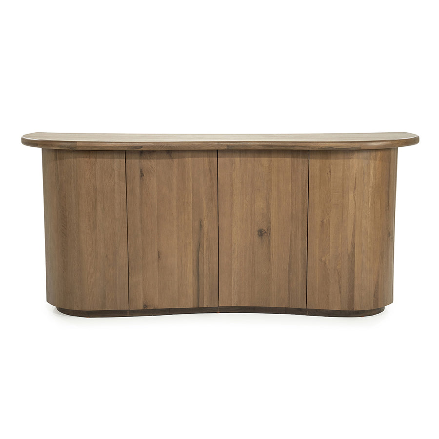 Dressoir Josh – eikenhout & eikenfineer bruin