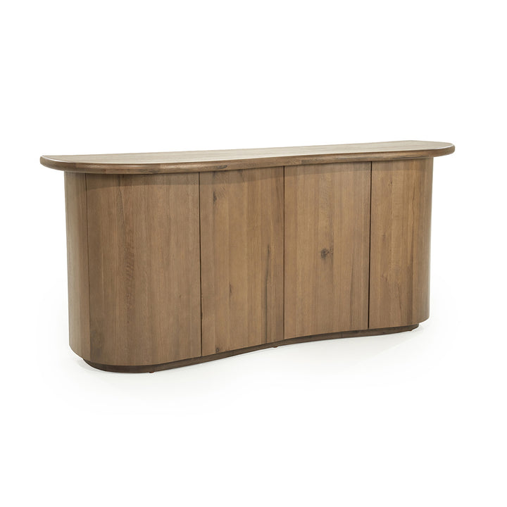 Dressoir Josh – eikenhout & eikenfineer bruin