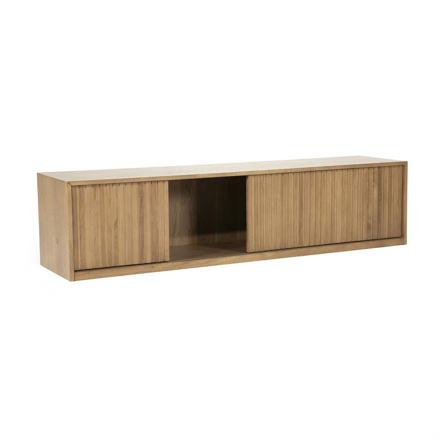 TV meubel Milo – eikenhout & eikenfineer bruin 180cm