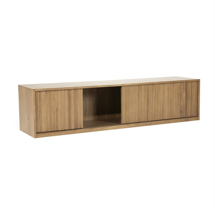 TV meubel Milo – eikenhout & eikenfineer bruin 180cm