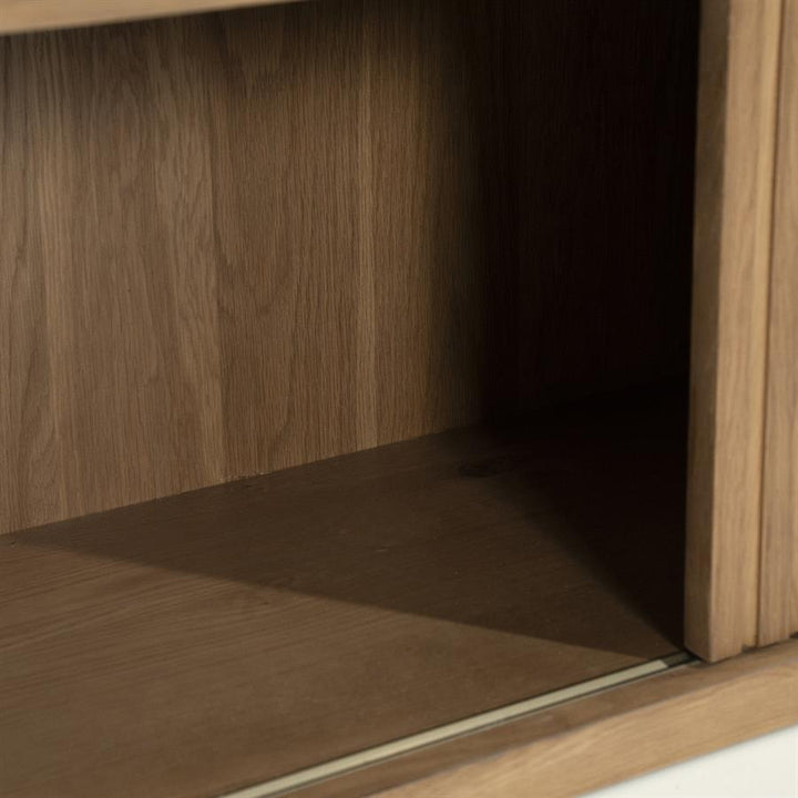 TV meubel Milo – eikenhout & eikenfineer bruin 180cm