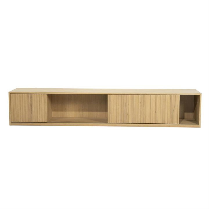 TV meubel Milo – eikenhout & eikenfineer naturel 240cm