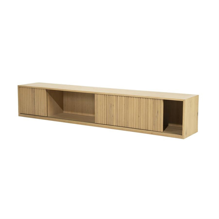 TV meubel Milo – eikenhout & eikenfineer naturel 240cm