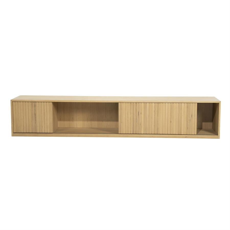 TV meubel Milo – eikenhout & eikenfineer naturel 240cm