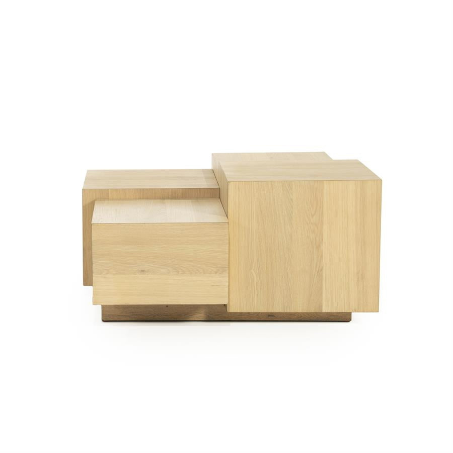 Salontafel Quinten vierkant – eikenfineer naturel