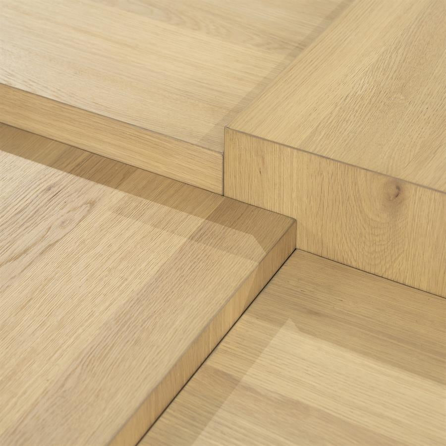 Salontafel Quinten vierkant – eikenfineer naturel