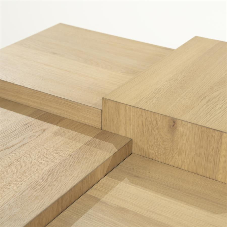 Salontafel Quinten vierkant – eikenfineer naturel