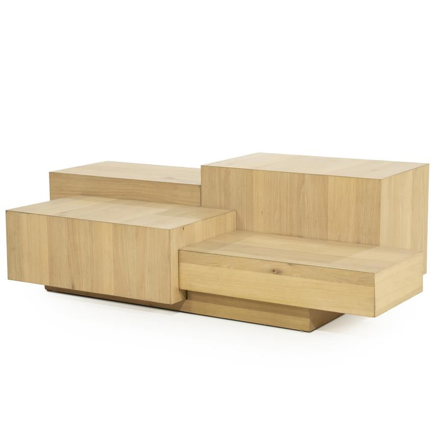 Salontafel Quinten rechthoekig – eikenfineer naturel