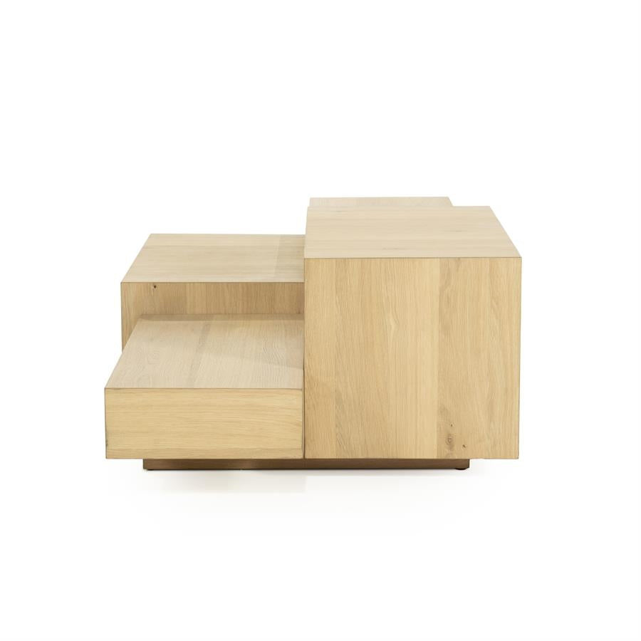Salontafel Quinten rechthoekig – eikenfineer naturel