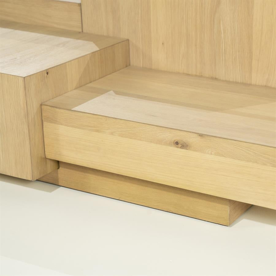 Salontafel Quinten rechthoekig – eikenfineer naturel
