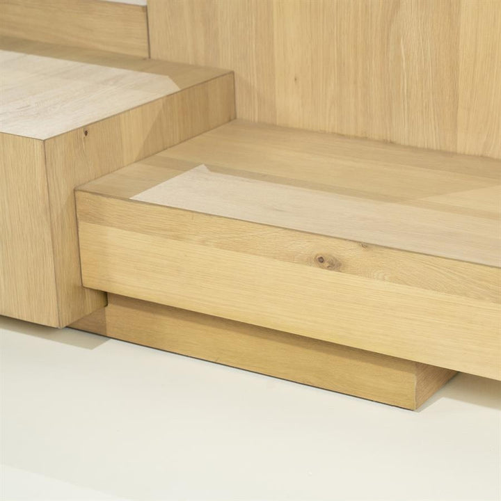 Salontafel Quinten rechthoekig – eikenfineer naturel