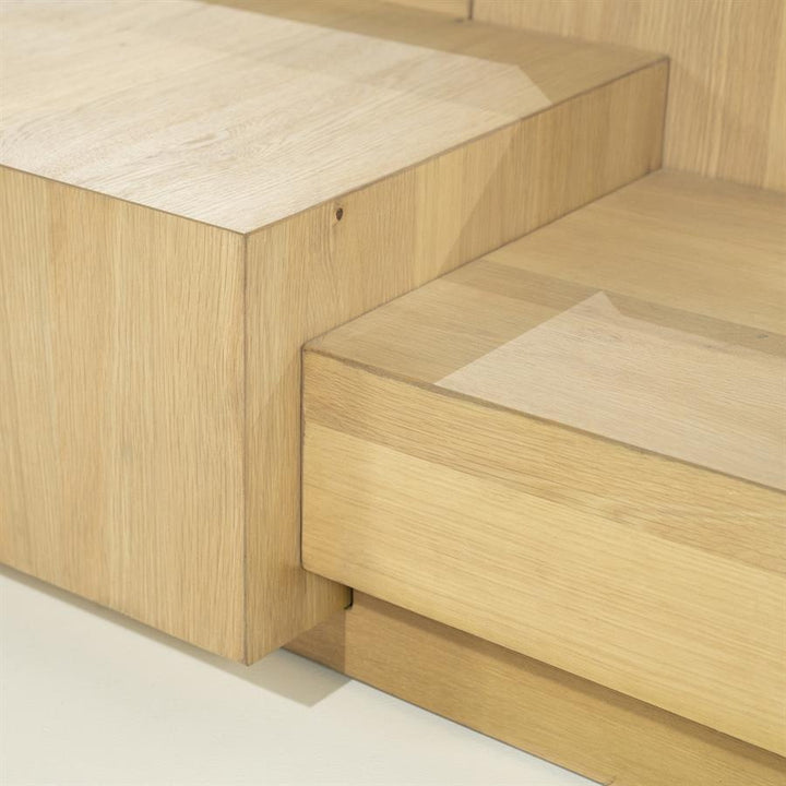 Salontafel Quinten rechthoekig – eikenfineer naturel