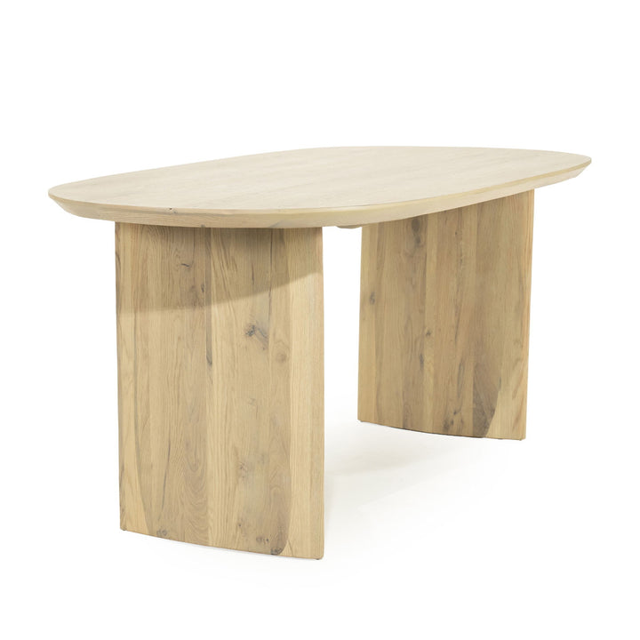 Eettafel Dex – eikenhout & eikenfineer naturel 180x90cm