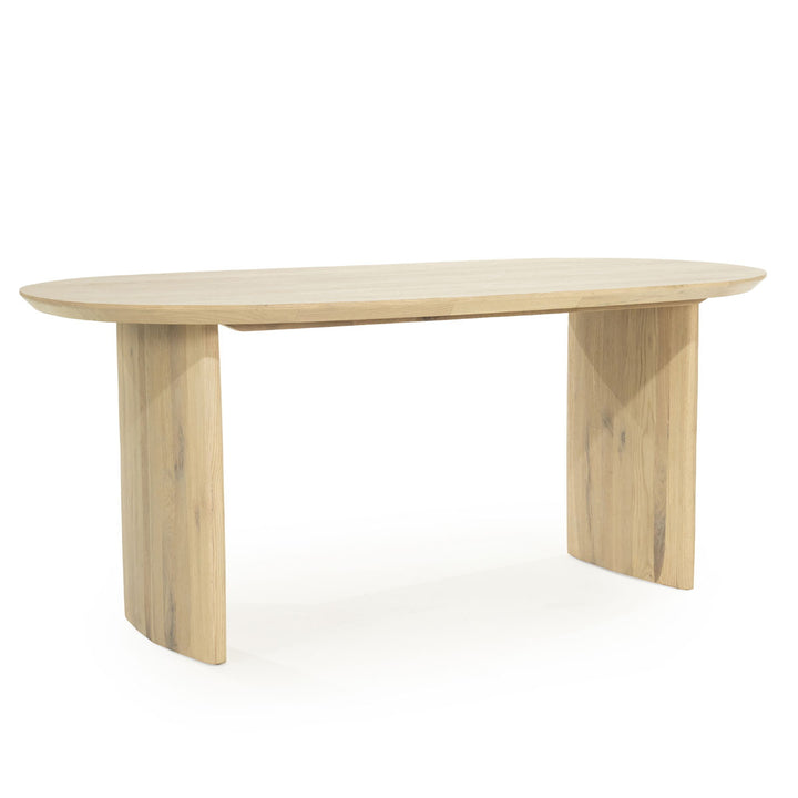 Eettafel Dex – eikenhout & eikenfineer naturel 180x90cm