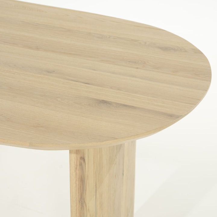 Eettafel Dex – eikenhout & eikenfineer naturel 180x90cm