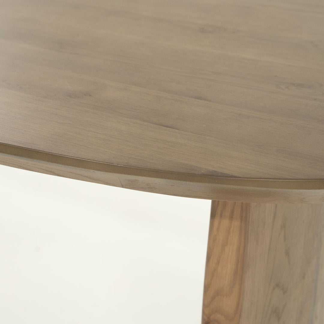 Eettafel Dex – eikenhout & eikenfineer bruin 180x90cm