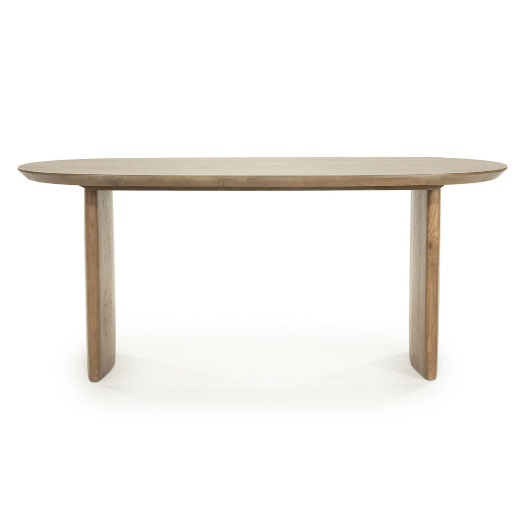 Eettafel Dex – eikenhout & eikenfineer bruin 180x90cm