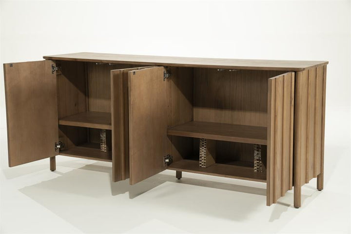 Dressoir Jake – eikenhout & eikenfineer bruin
