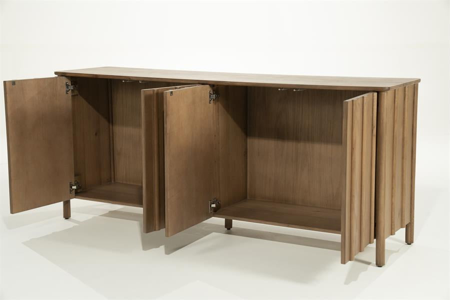 Dressoir Jake – eikenhout & eikenfineer bruin