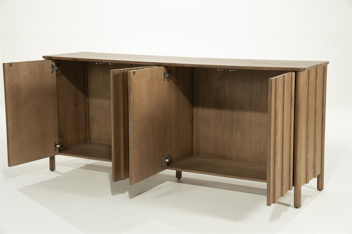 Dressoir Jake – eikenhout & eikenfineer bruin