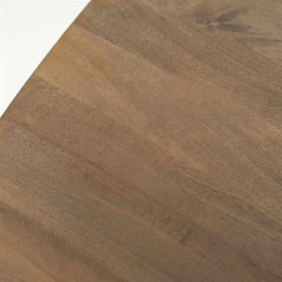 Eettafel Taylor – mangohout bruin 140x120cm