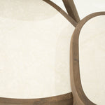 Salontafel Fred – mangohout & marmer bruin large