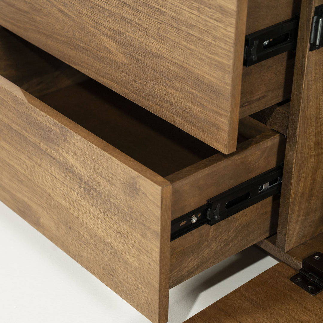 TV meubel King – mangohout & mangofineer bruin 160cm