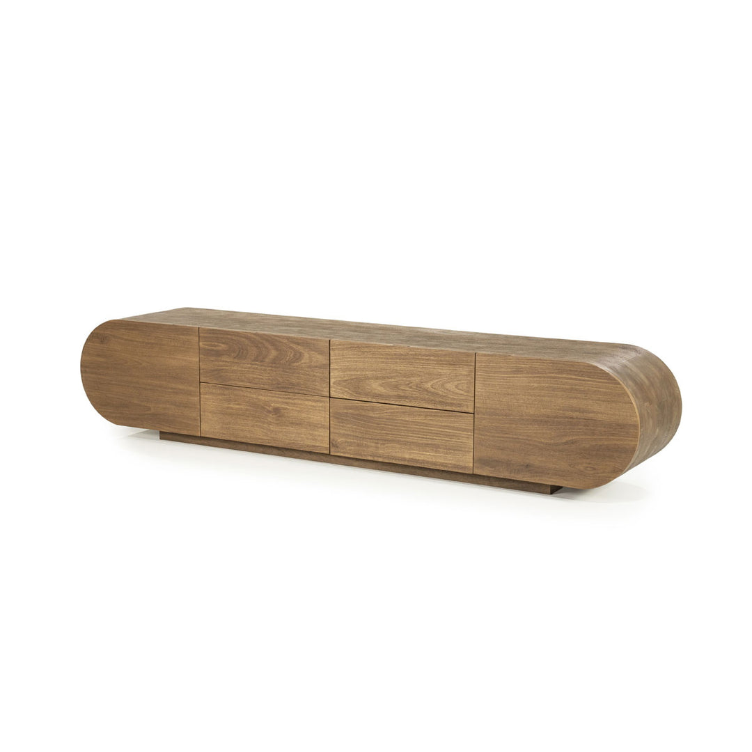 TV meubel King – mangohout & mangofineer bruin 210cm