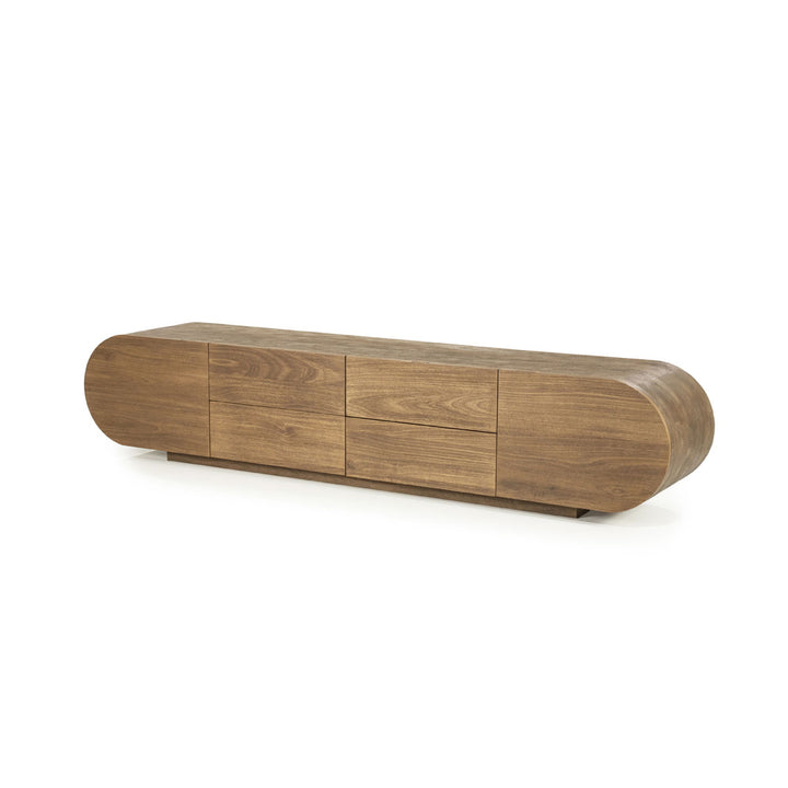 TV meubel King – mangohout & mangofineer bruin 210cm