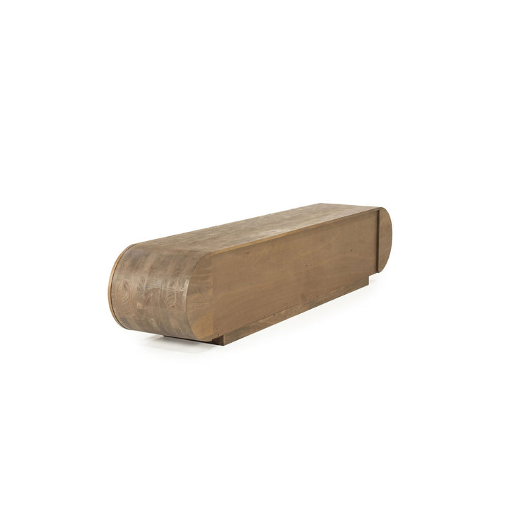 TV meubel King – mangohout & mangofineer bruin 210cm