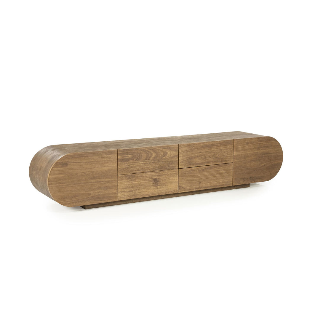 TV meubel King – mangohout & mangofineer bruin 210cm