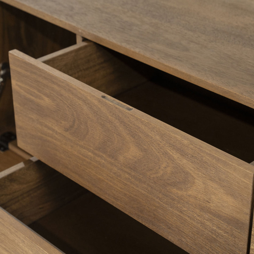 TV meubel King – mangohout & mangofineer bruin 210cm