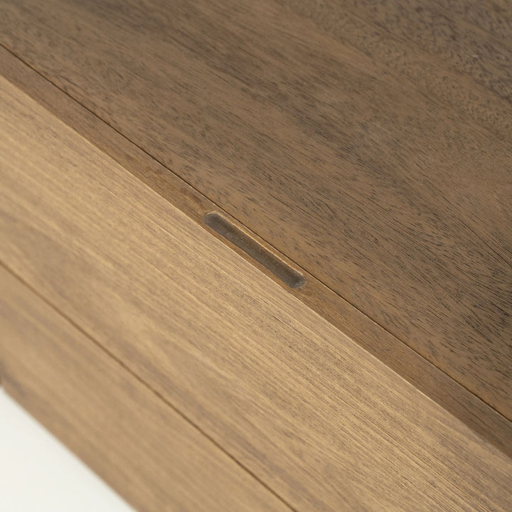 TV meubel King – mangohout & mangofineer bruin 210cm