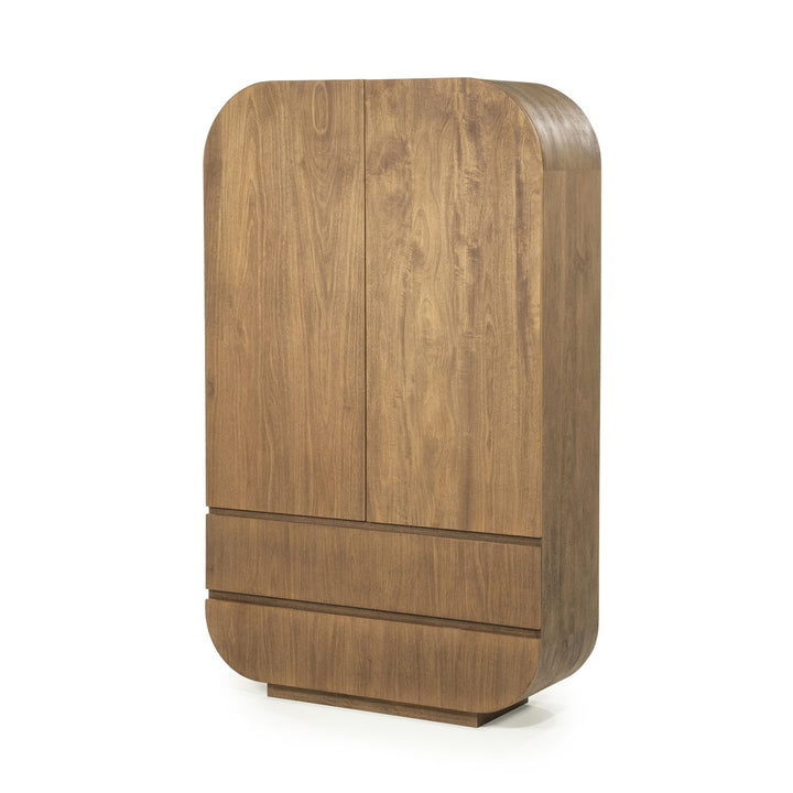 Kabinet King – mangohout & fineer bruin