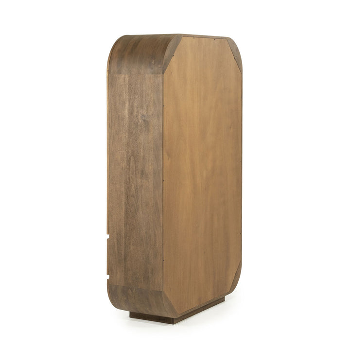 Kabinet King – mangohout & fineer bruin