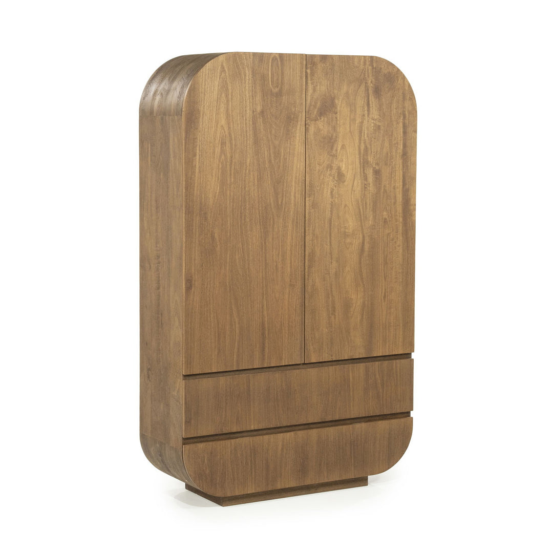 Kabinet King – mangohout & fineer bruin